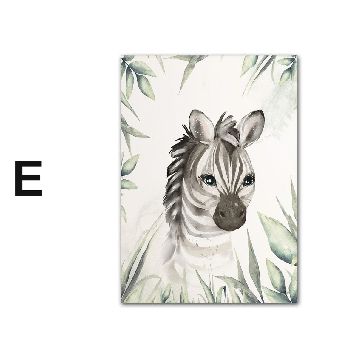Poster Kinderzimmer Dschungel Tiere · Kinder Name Personalisiert · Kinderzimmer Bilder · Wand Deko · Kunst Druck · Deko Print · ohne Rahmen