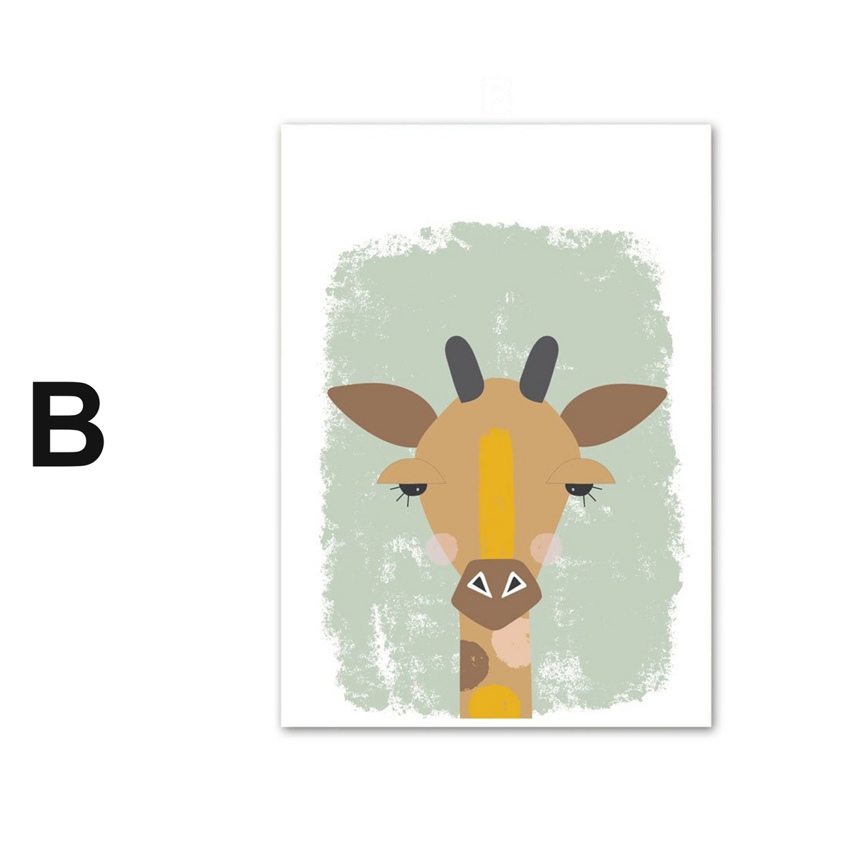 Poster Kinderzimmer Dschungel Tiere Alphabet · Kinderzimmer Bilder · Wand Deko · Kunst Druck · Deko Print · ohne Rahmen