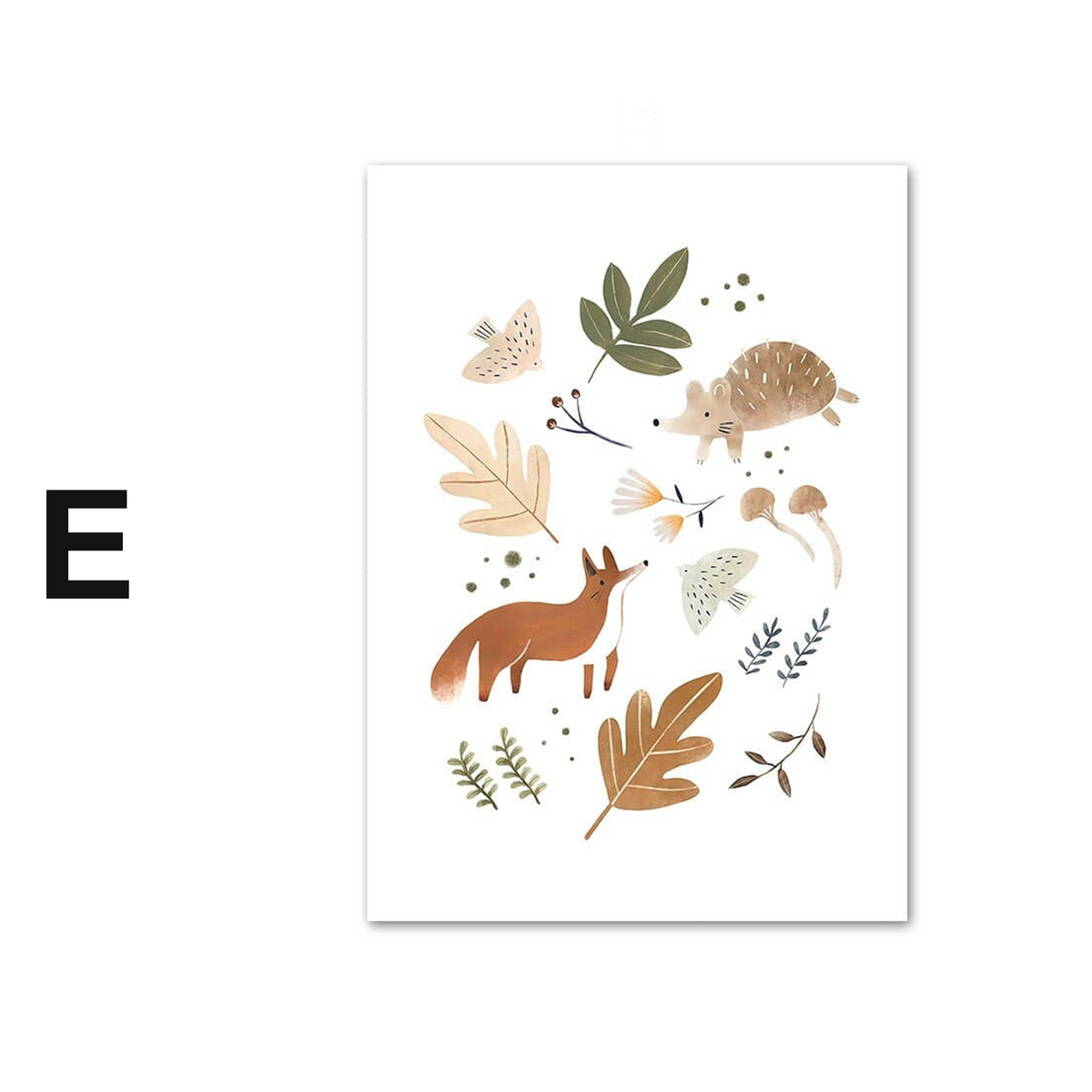 Poster Kinderzimmer Wald Berge Abenteuer · Name Personalisiert · Kinderzimmer Bilder · Wand Deko · Kunst Druck · Deko Print · ohne Rahmen