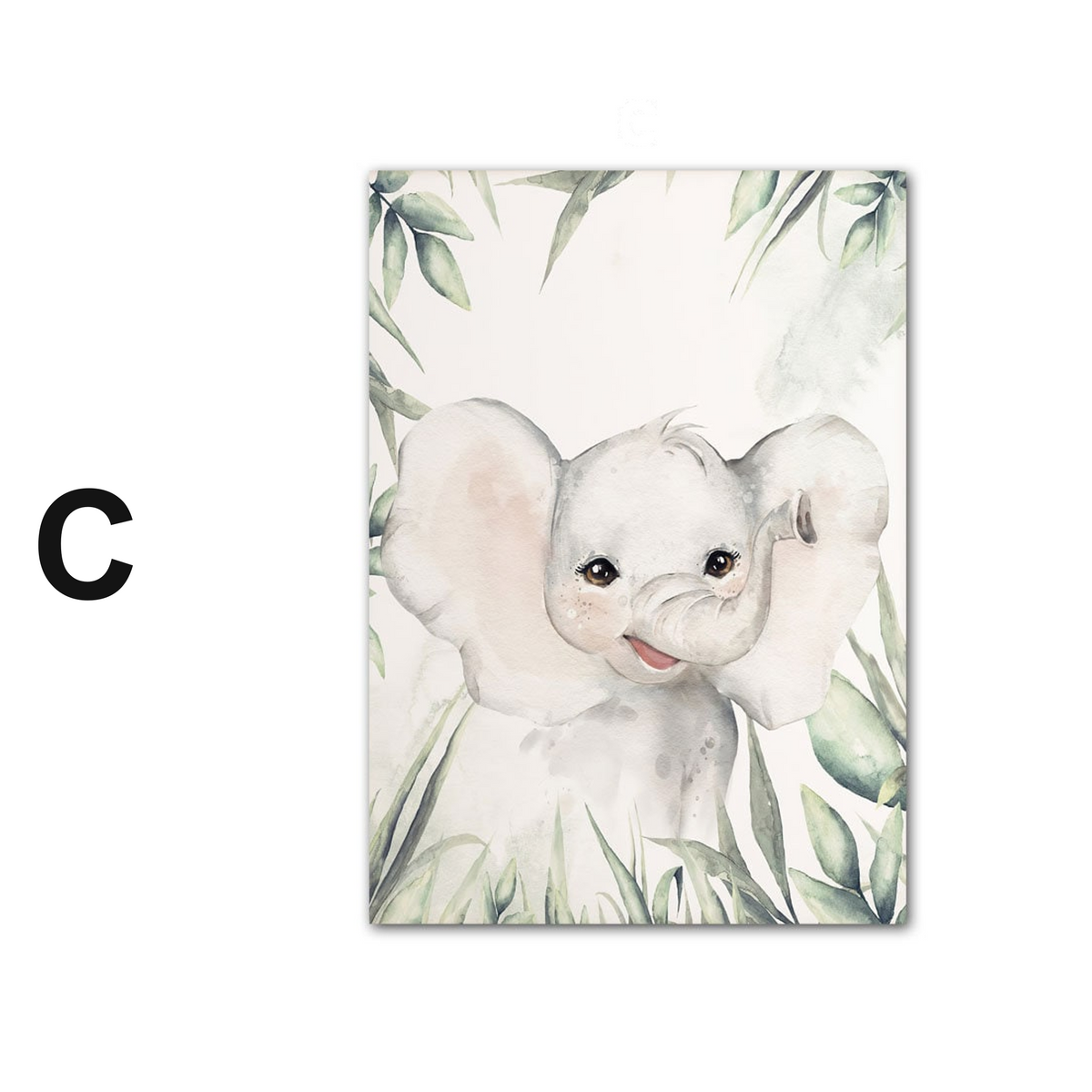 Poster Kinderzimmer Dschungel Tiere · Kinder Name Personalisiert · Kinderzimmer Bilder · Wand Deko · Kunst Druck · Deko Print · ohne Rahmen