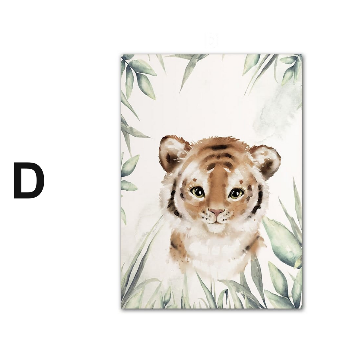 Poster Kinderzimmer Dschungel Tiere · Kinder Name Personalisiert · Kinderzimmer Bilder · Wand Deko · Kunst Druck · Deko Print · ohne Rahmen
