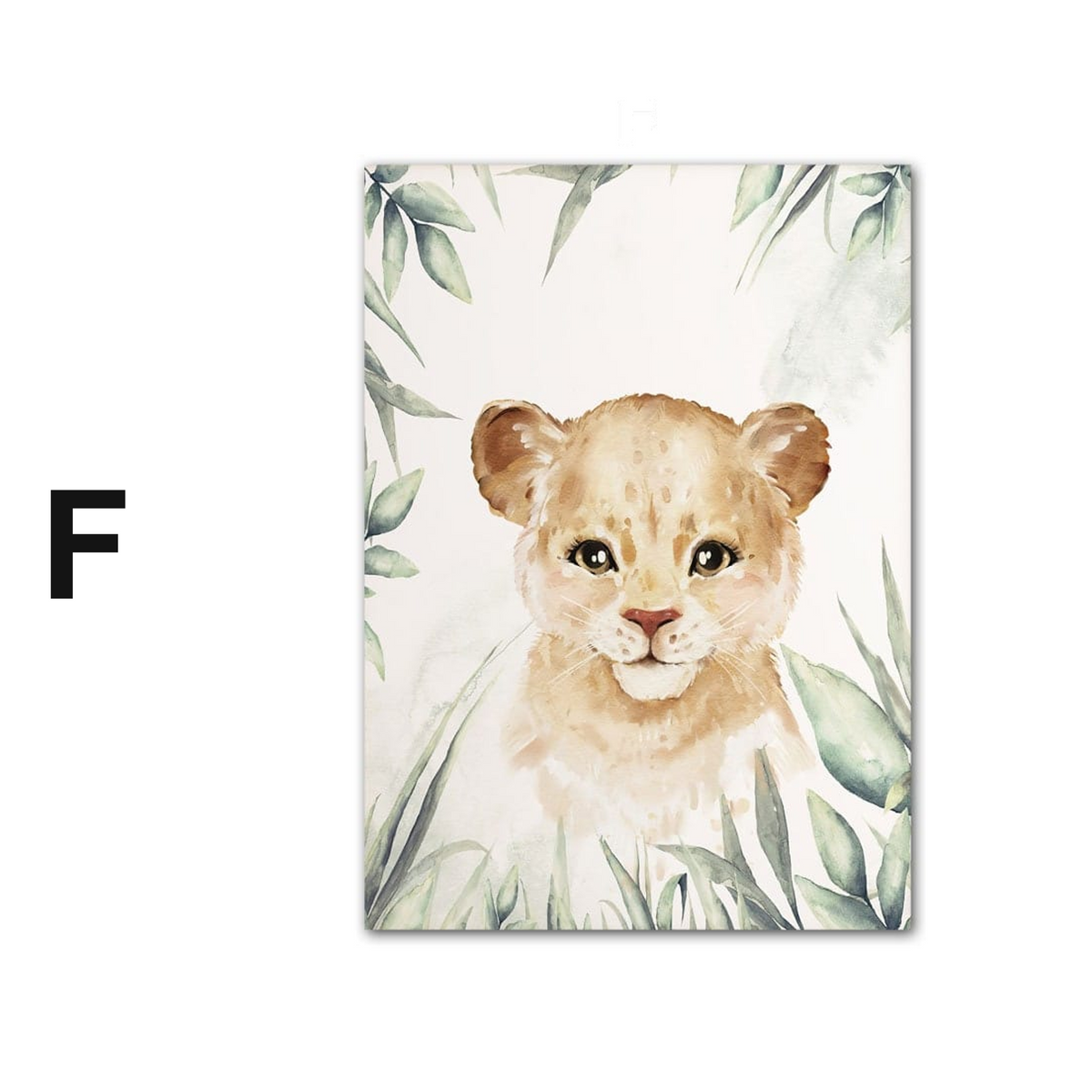 Poster Kinderzimmer Dschungel Tiere · Kinder Name Personalisiert · Kinderzimmer Bilder · Wand Deko · Kunst Druck · Deko Print · ohne Rahmen