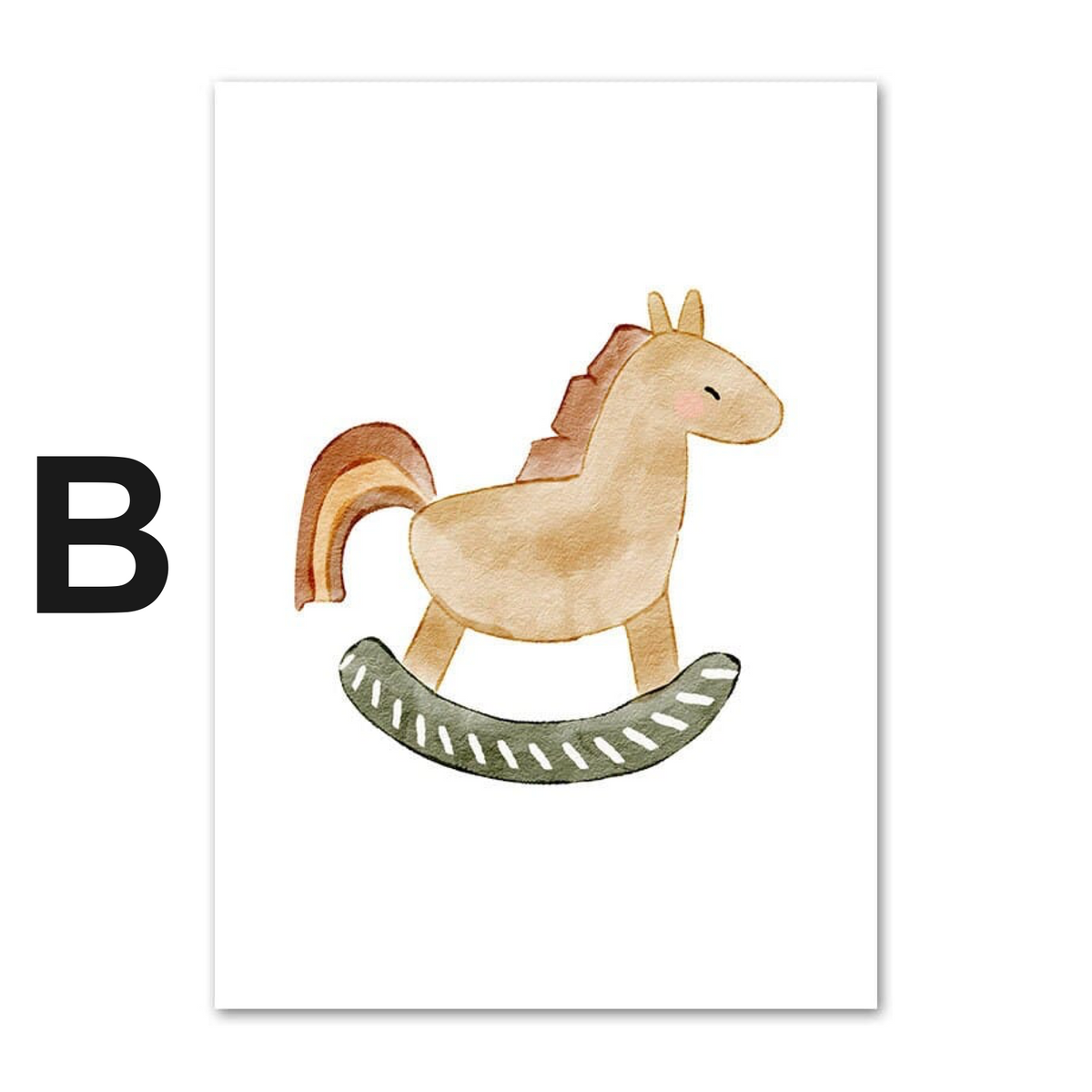 Poster Kinderzimmer Tiere Sonne Regenbogen · Kinderzimmer Bilder · Wand Deko · Kunst Druck · Deko Print · ohne Rahmen