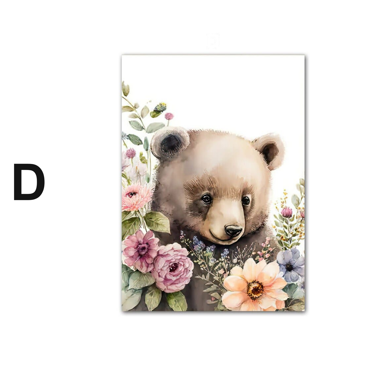 Poster Kinderzimmer Dschungel Wald Tiere · Kinderzimmer Bilder · Wand Deko · Kunst Druck · Deko Print · ohne Rahmen