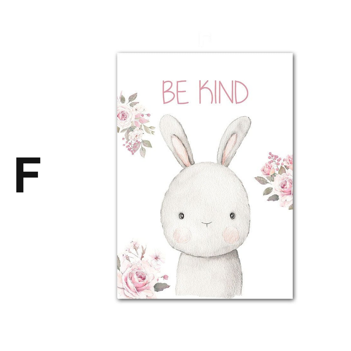 Poster Kinderzimmer Wald süße Tiere · Kinderzimmer Bilder · Wand Deko · Kunst Druck · Deko Print · ohne Rahmen
