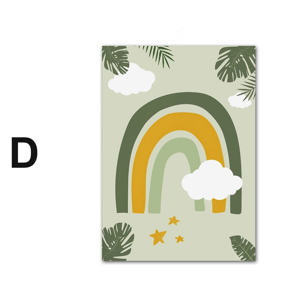 Poster Kinderzimmer Tiere Dschungel Wald · Name Personalisiert · Kinderzimmer Bilder · Wand Deko · Kunst Druck · Deko Print · ohne Rahmen