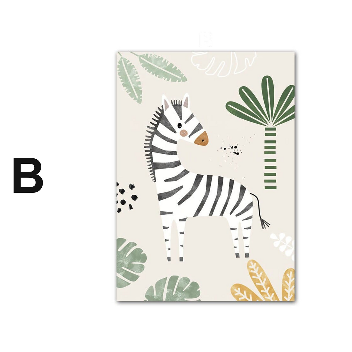 Poster Kinderzimmer Dschungel Tiere · Name Personalisiert · Kinderzimmer Bilder · Wand Deko · Kunst Druck · Deko Print · ohne Rahmen