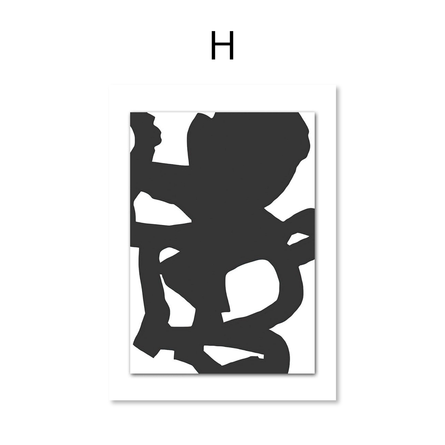 Poster Abstrakt Gallerie Wand als Deko Print ohne Rahmen