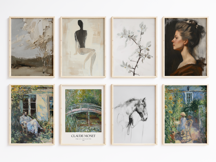 Impressionistisches Blumen Poster ohne Rahmen