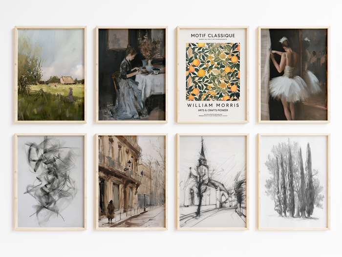 JUSTGOODMOOD Poster – Premium Baumwoll-Leinwandkunst