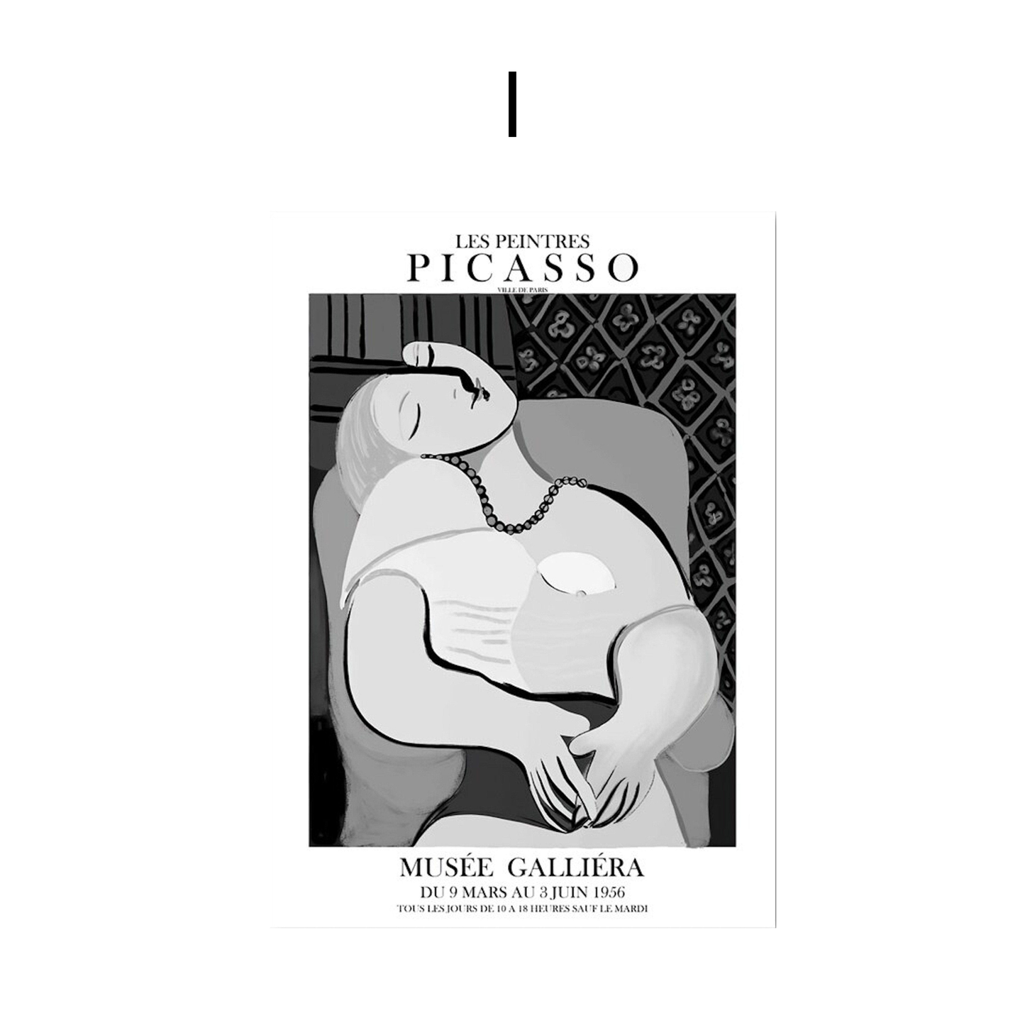 Poster Picasso Abstrakte Kunst als Deko Print ohne Rahmen