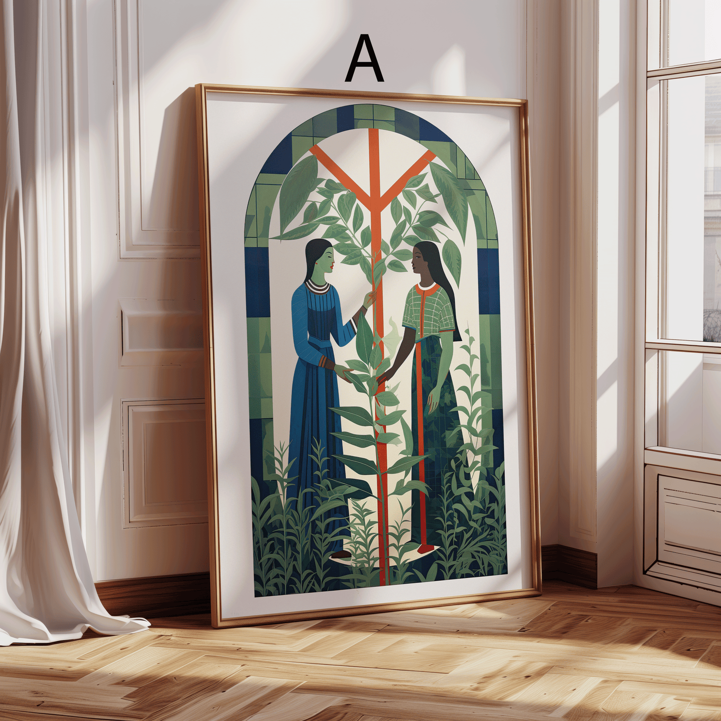 Moderne Kunst Poster · Geschenkidee · Impressionistische Blumen und Elegante Stillleben Kunst · Dekoprint ohne Rahmen