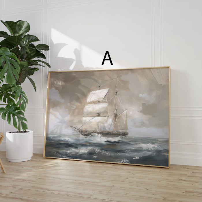 JUSTGOODMOOD Poster – Premium Baumwoll-Canvas Print