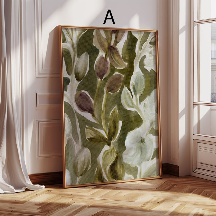 Geschenkidee · Botanische Blumen und Landschaften Poster Ästhetische Natur Kunst · Dekoprint ohne Rahmen | JUSTGOODMOOD