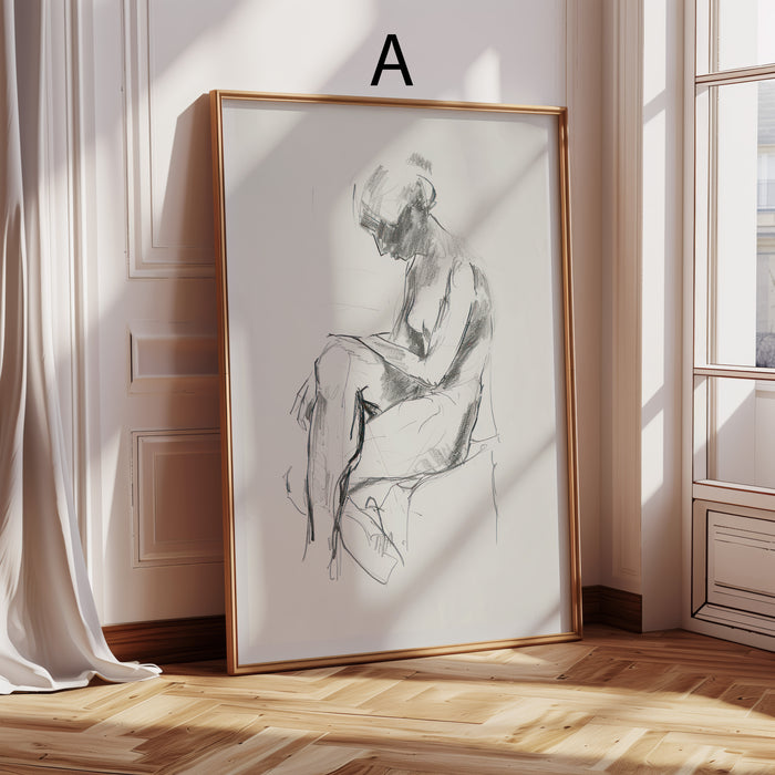 JUSTGOODMOOD Poster – Edle Baumwoll-Leinwandkunst