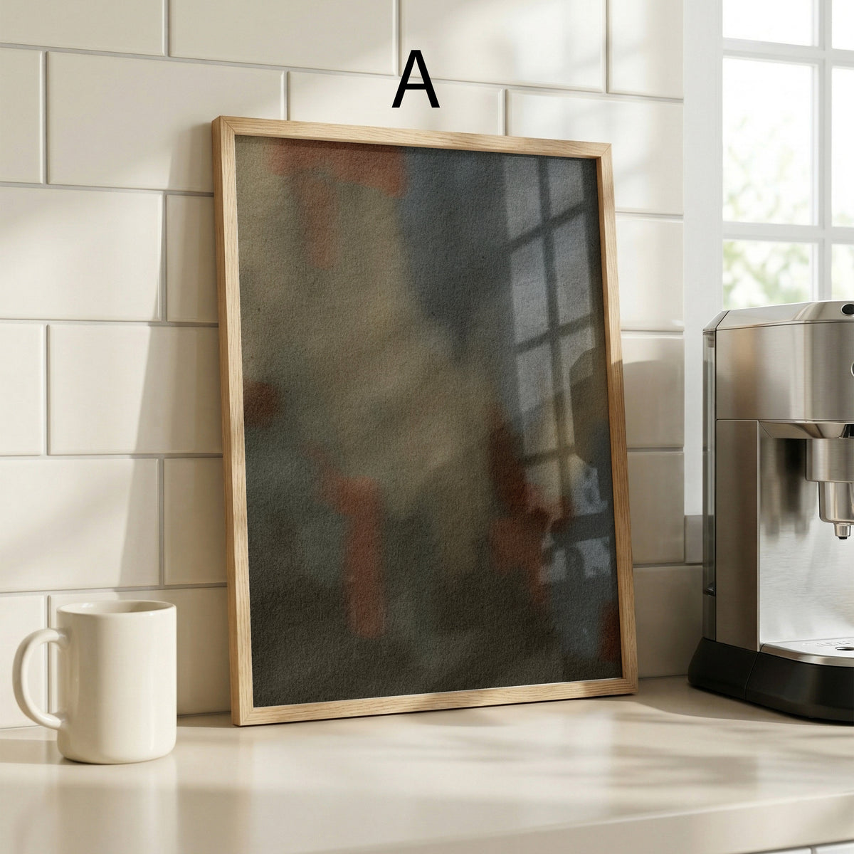 Poster Wandbilder Wohnzimmer · Abstrakte Kunst Fashion · Moderne Bilder ohne Rahmen