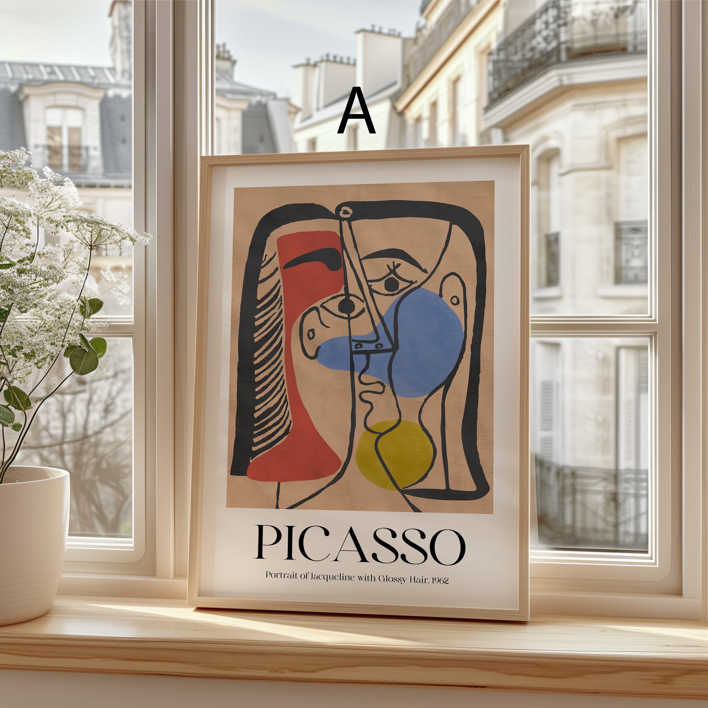 Matisse Poster · Geschenkidee · Abstrakte Formen Matisse Scherenschnitt Kubistische Porträts · Dekoprint ohne Rahmen
