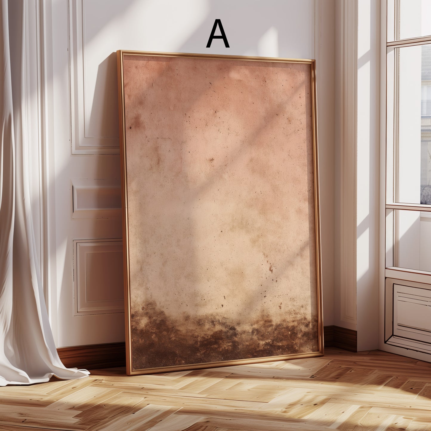 Terra Antica Poster · Geschenkidee · Abstrakte Texturen Vintage Muster Erdige Farben · Dekoprint ohne Rahmen