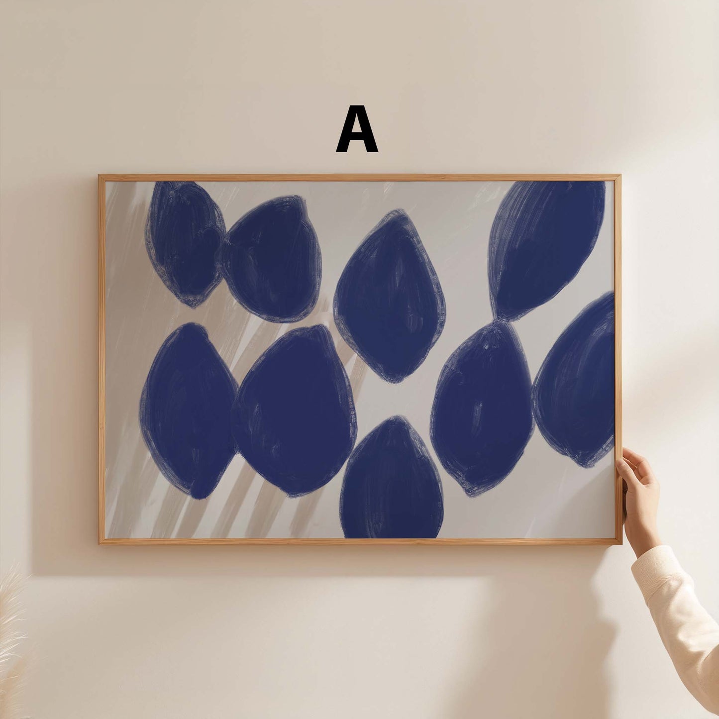 Obst Gemüse Kunst Poster · Geschenkidee · Artischocke, Zitrusfrüchte und Hummer Stillleben · Dekoprint ohne Rahmen