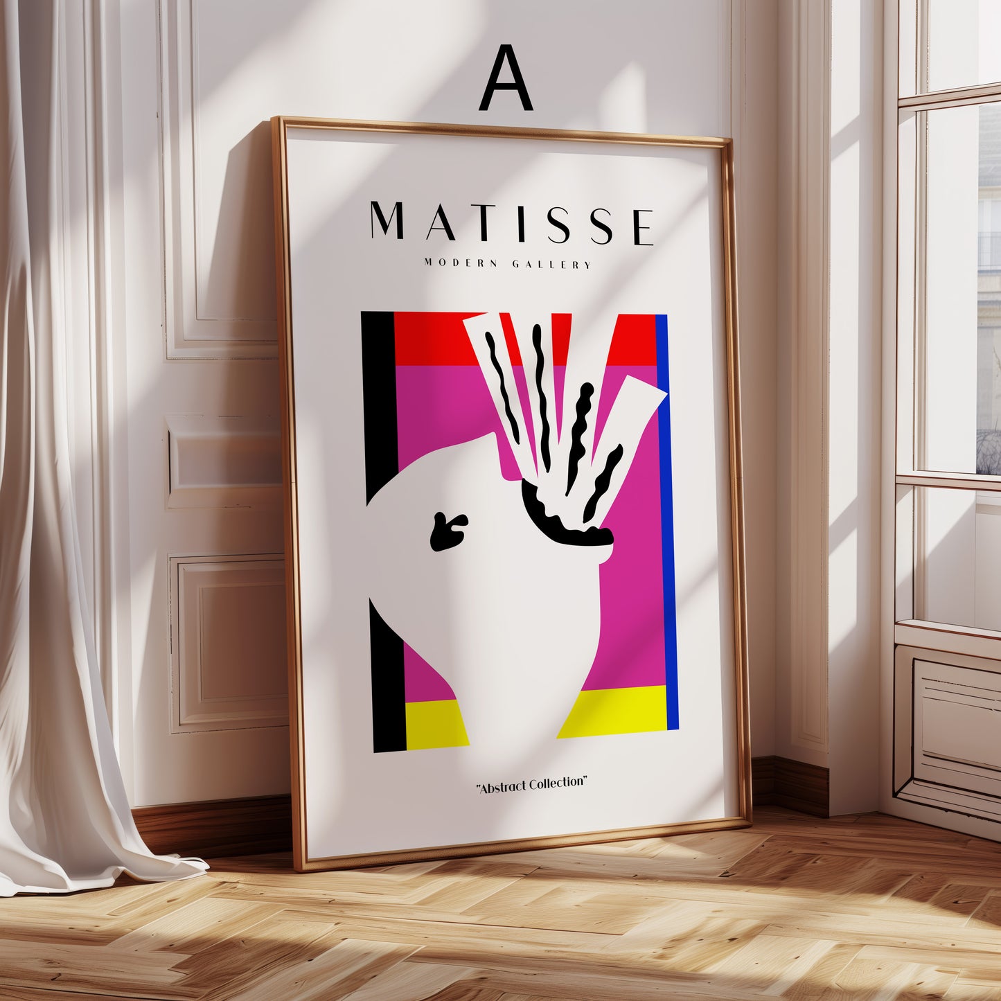Matisse Poster · Geschenkidee · Abstrakte Scherenschnitte Grafische Formen Bunte Kompositionen · Dekoprint ohne Rahmen
