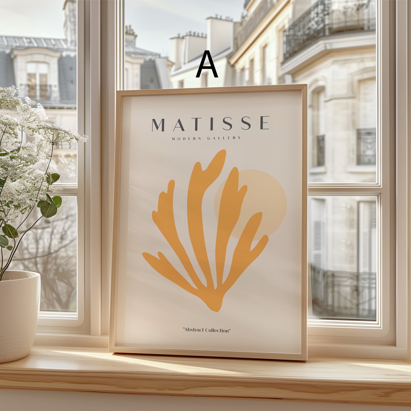 Matisse Poster · Geschenkidee · Abstrakte Scherenschnitte Organische Formen Bunte Kunst · Dekoprint ohne Rahmen