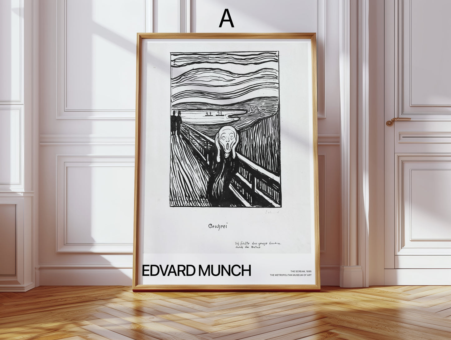 Kunst Poster · Geschenkidee · Edvard Munch Expressionismus Ikonische Gemälde Symbolistische Kunst · Dekoprint ohne Rahmen
