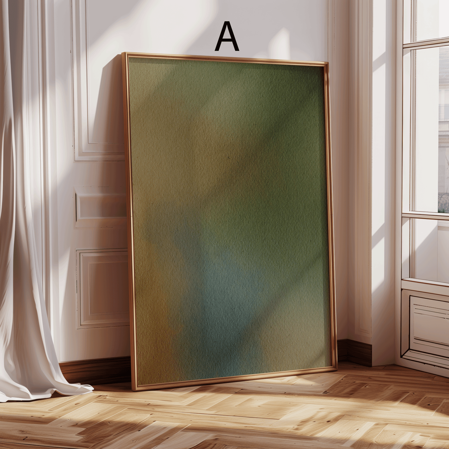 Abstrakte Botanische Aquarell Poster · Geschenkidee · Organische Naturformen Minimalistische Wandkunst · Dekoprint ohne Rahmen