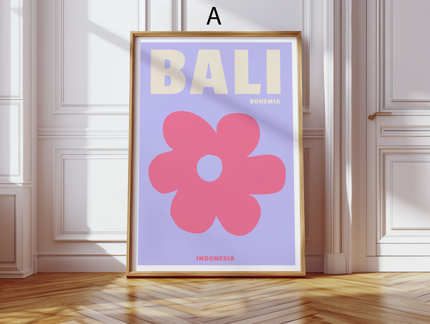 Reiseposter · Geschenkidee · Bali Bondi Beach Fiji Ibiza Miami Tulum · Minimalistische Wandkunst · Dekoprint ohne Rahmen