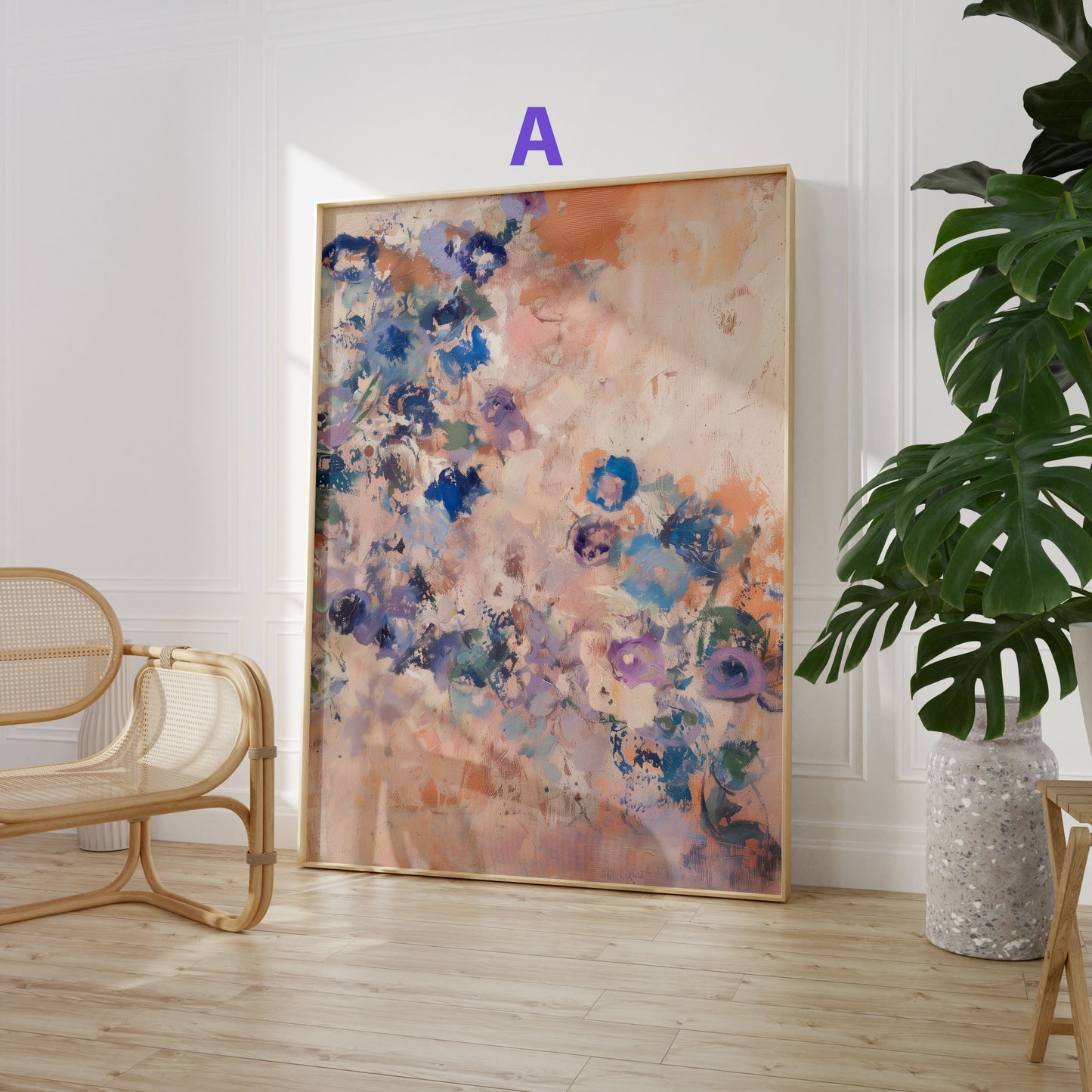 Moderne Kunst Poster · Geschenkidee · Blumen, Stillleben und Abstrakte Malerei · Dekoprint ohne Rahmen