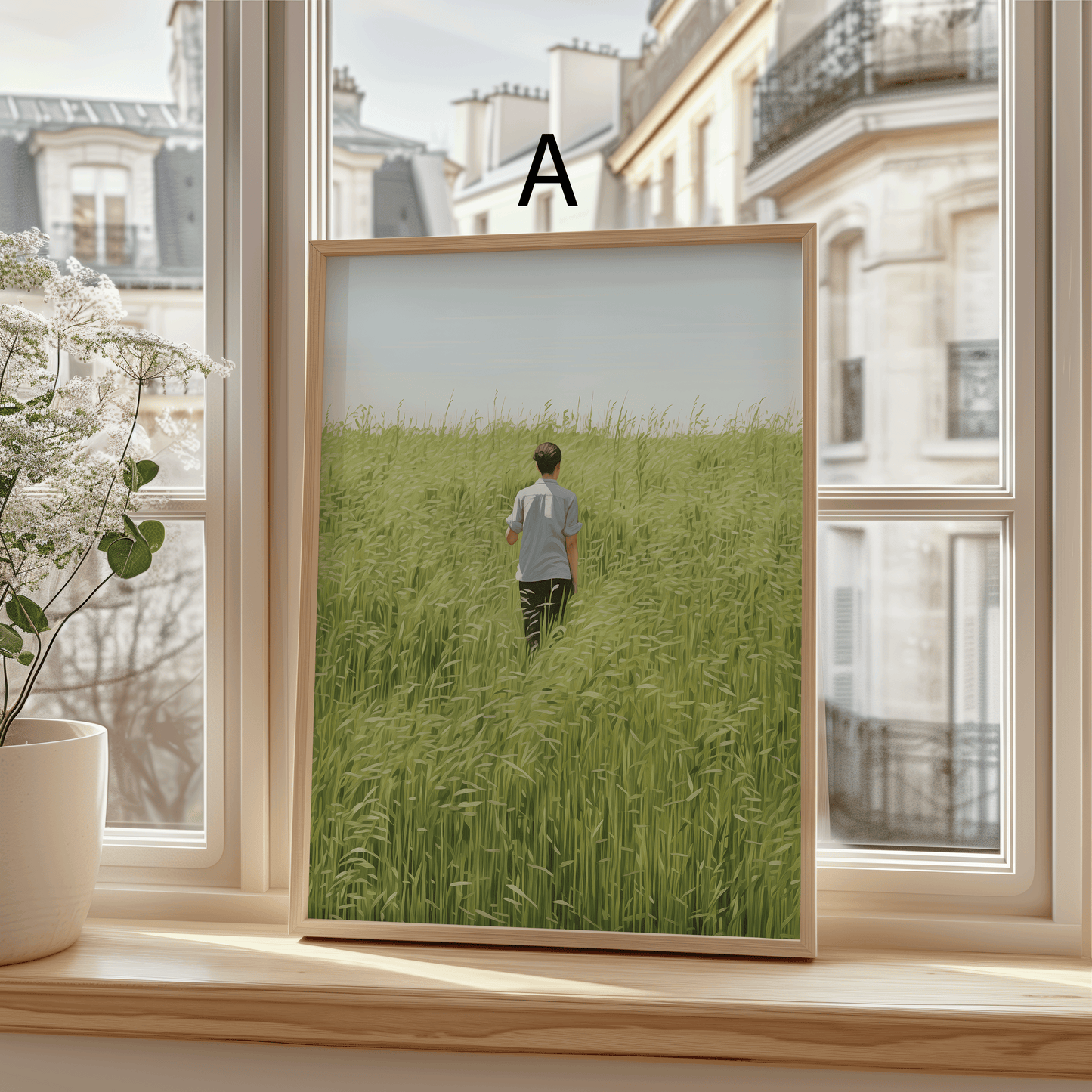 Moderne Kunst Poster · Geschenkidee · Zeitgenössische Porträts Botanische Illustrationen Stillleben · Dekoprint ohne Rahmen