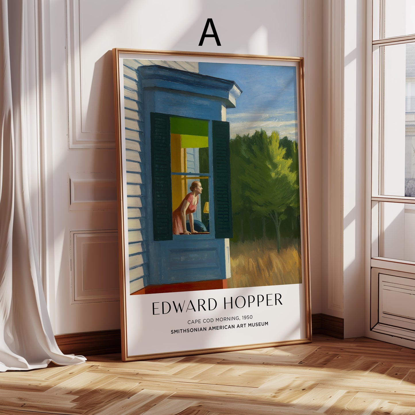 Kunst Poster · Geschenkidee · Edward Hopper Amerikanischer Realismus Architektur Alltagsszenen · Dekoprint ohne Rahmen