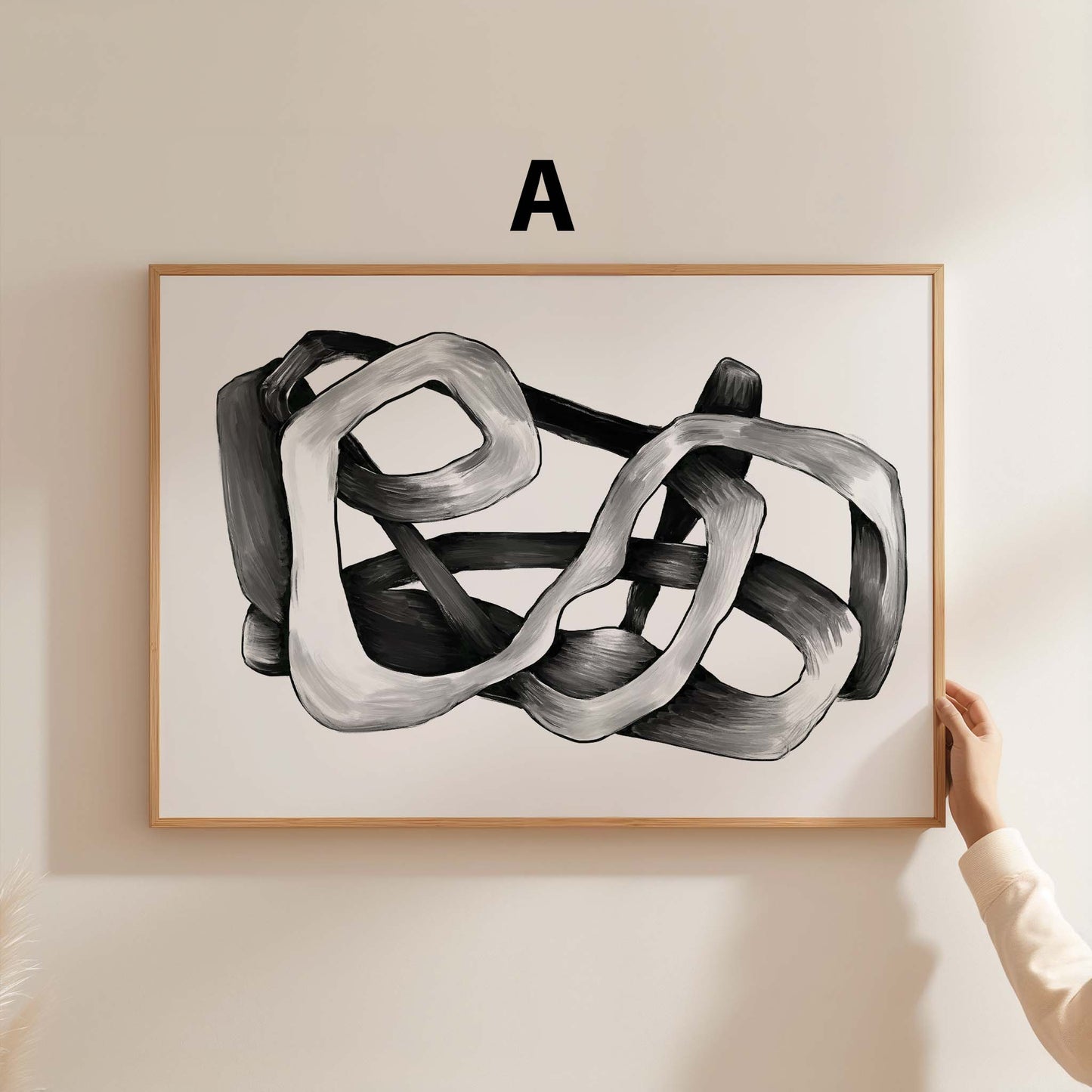 Abstrakte Kunst Poster · Geschenkidee · Moderne Formen, Blumenstillleben und Landschaftskunst · Dekoprint ohne Rahmen