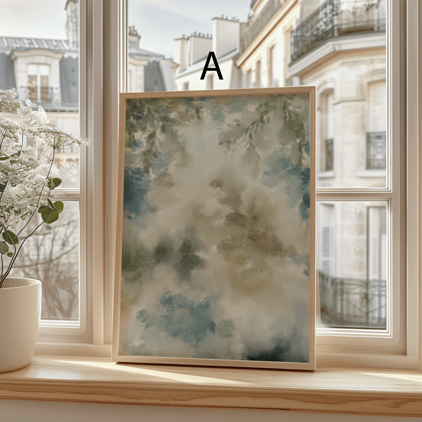 Natur Poster · Geschenkidee · Wasserreflexionen Botanische Motive Abstrakte Landschaften · Dekoprint ohne Rahmen