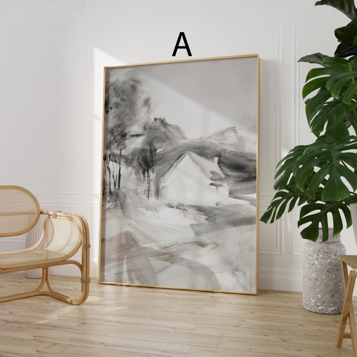 JUSTGOODMOOD Poster – Edle Wandkunst aus Baumwolle