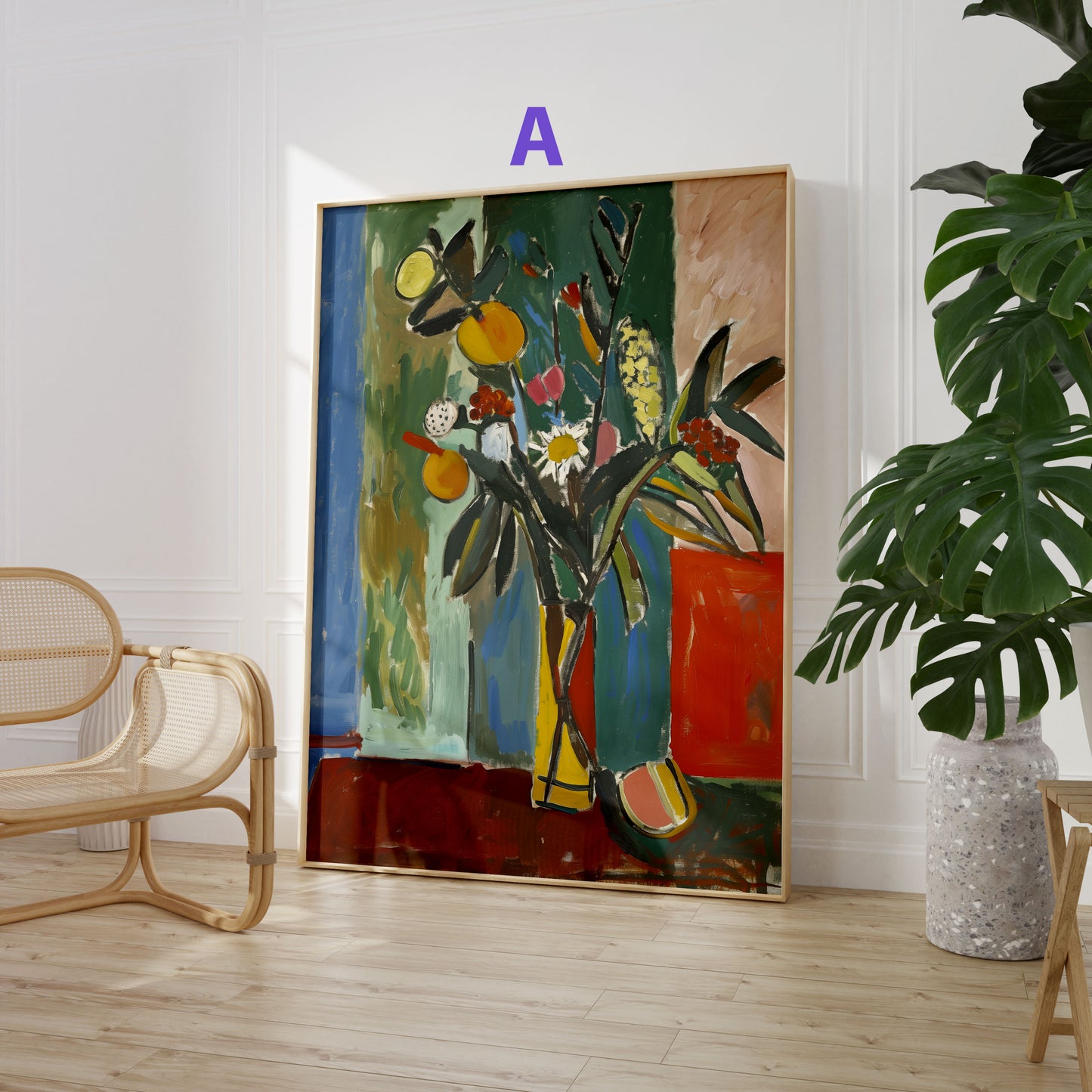 Moderne Kunst Poster · Geschenkidee · Porträts, Stillleben und Zeitgenössische Malerei · Dekoprint ohne Rahmen