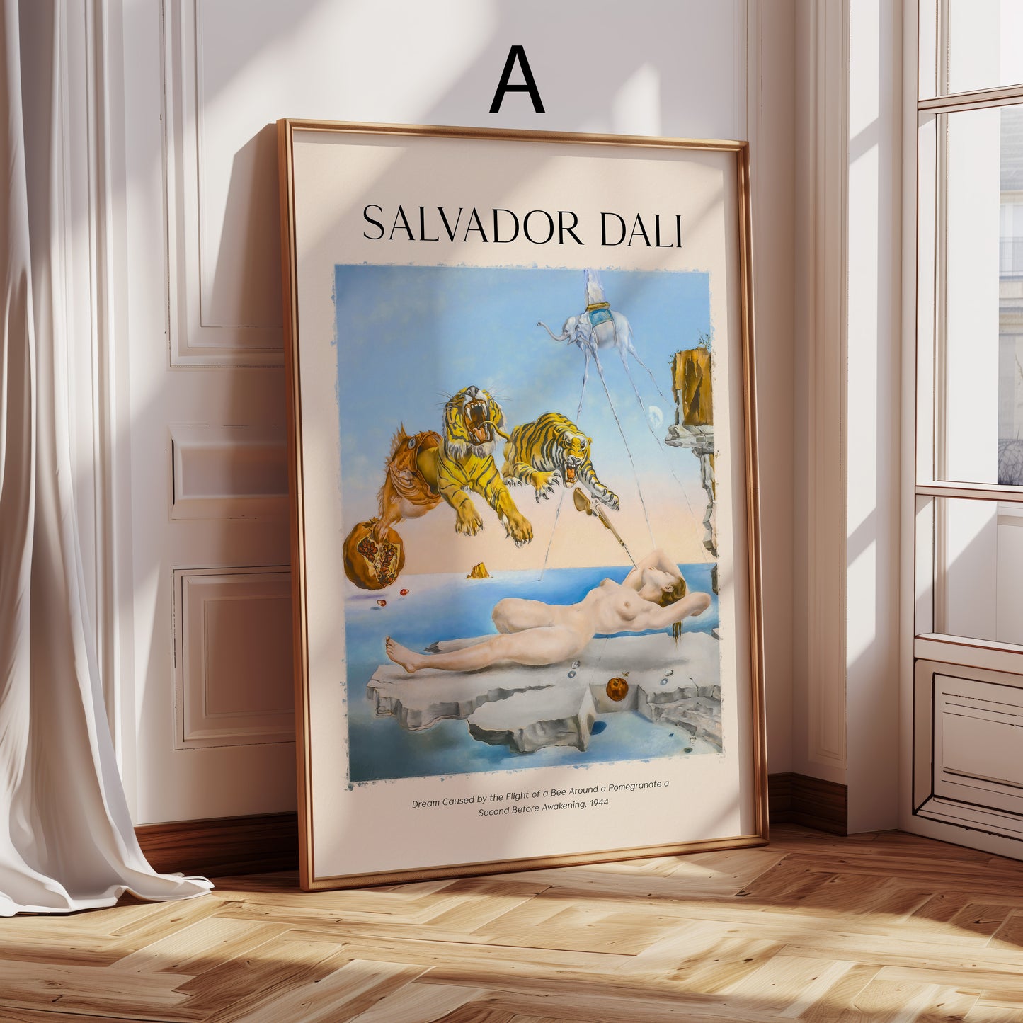 Salvador Dalí Poster · Geschenkidee · Surrealistische Porträts Traumlandschaften Ikonische Meisterwerke · Dekoprint ohne Rahmen