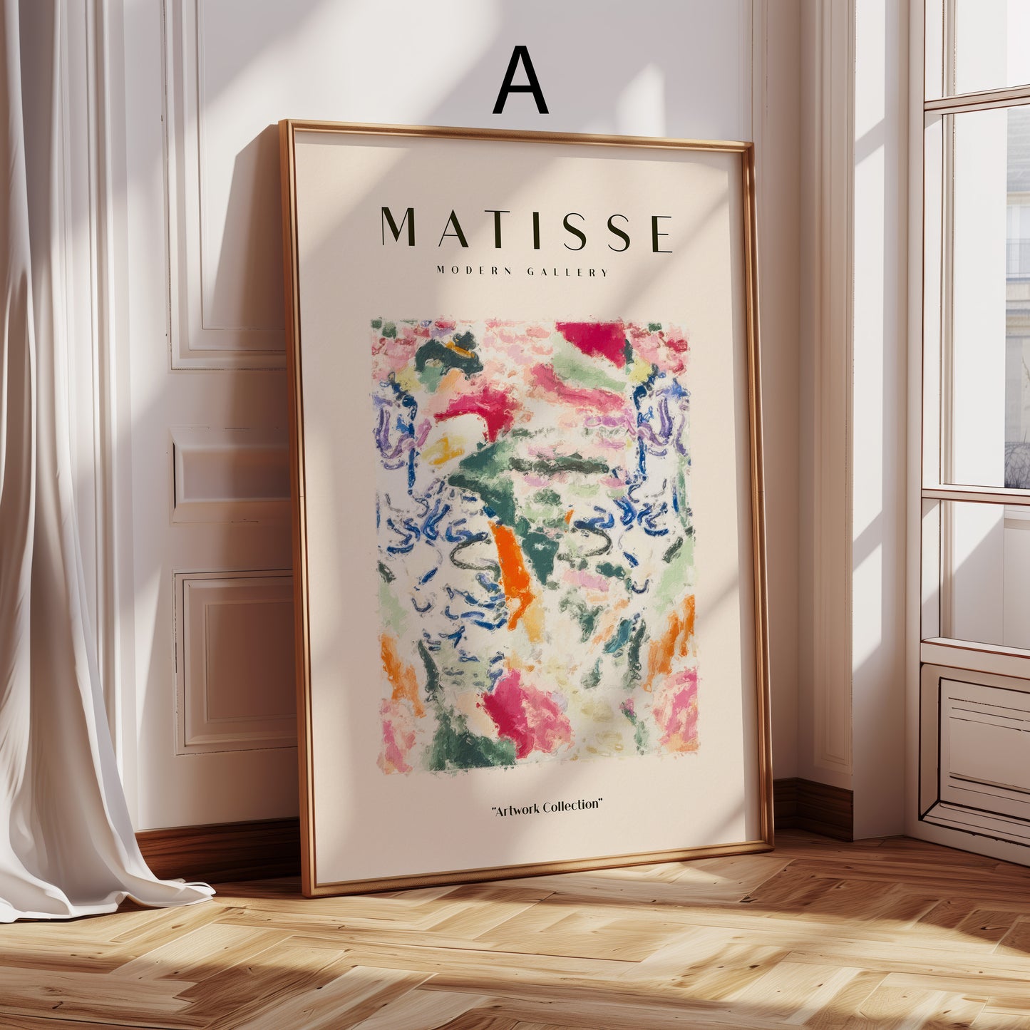 Matisse Poster · Geschenkidee · Abstrakte Kunst Porträts Farbenfrohe Gemälde · Dekoprint ohne Rahmen