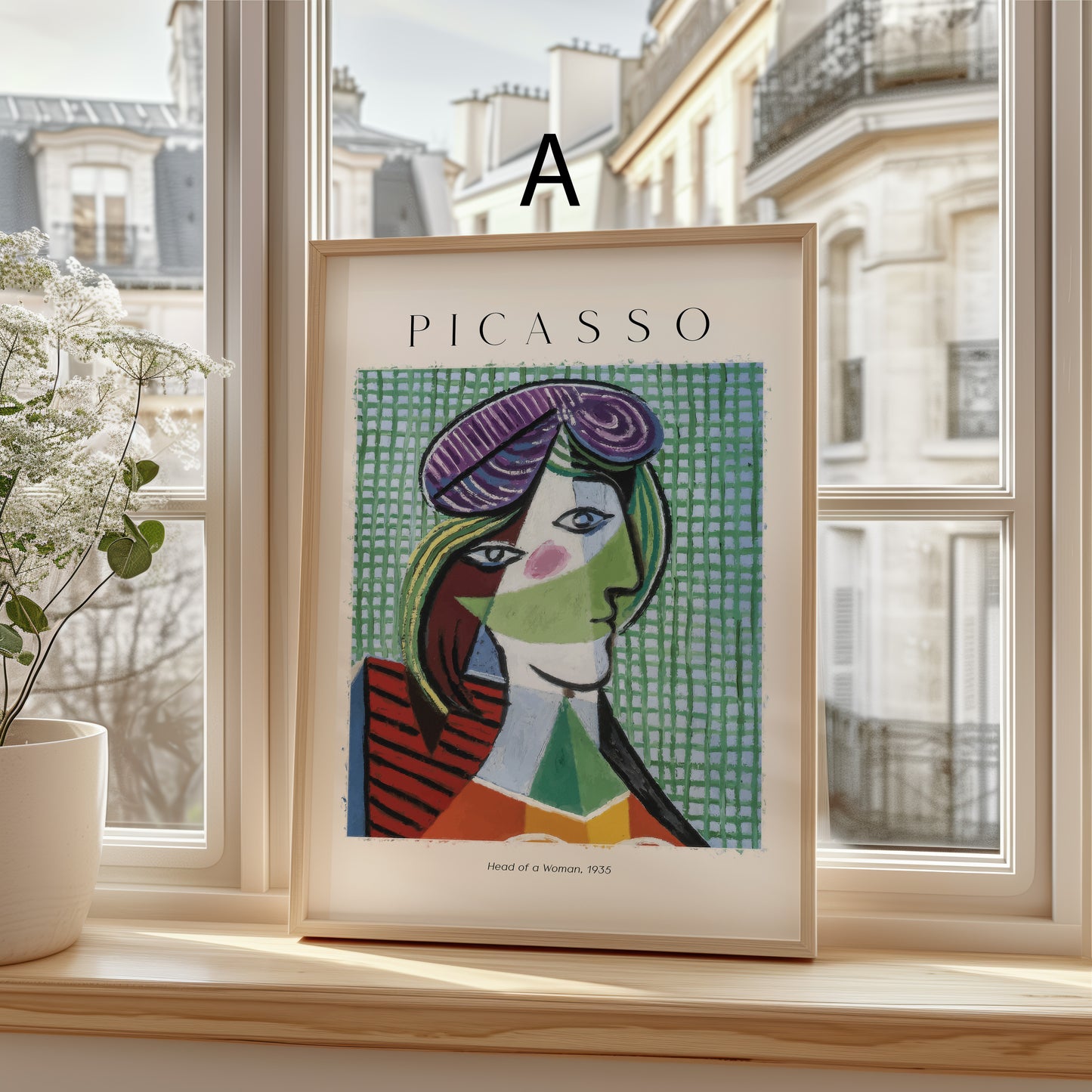 Picasso Poster · Geschenkidee · Kubistische Porträts,Dora Maar Die Frauen von Algier · Dekoprint ohne Rahmen