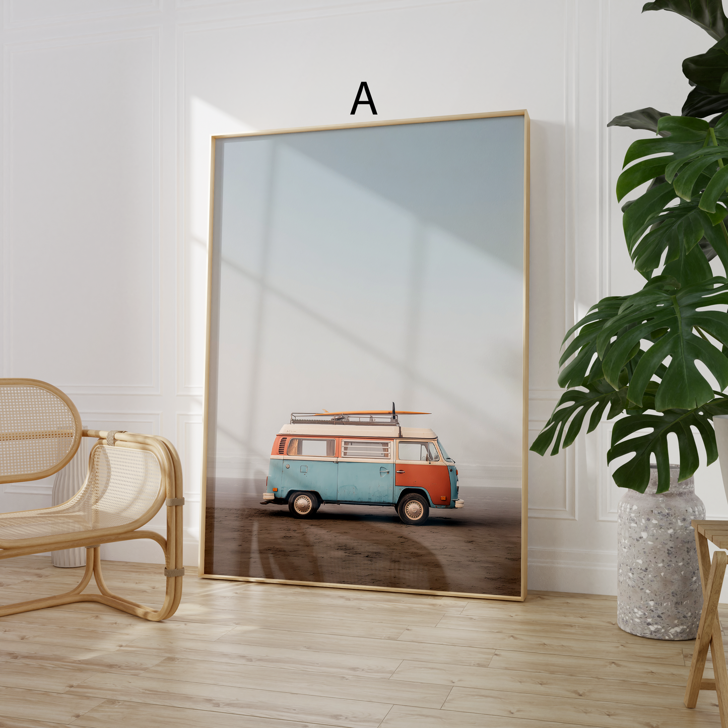 Strand Poster · Geschenkidee · Strand Surfen Meer Fotografie · Dekoprint ohne Rahmen