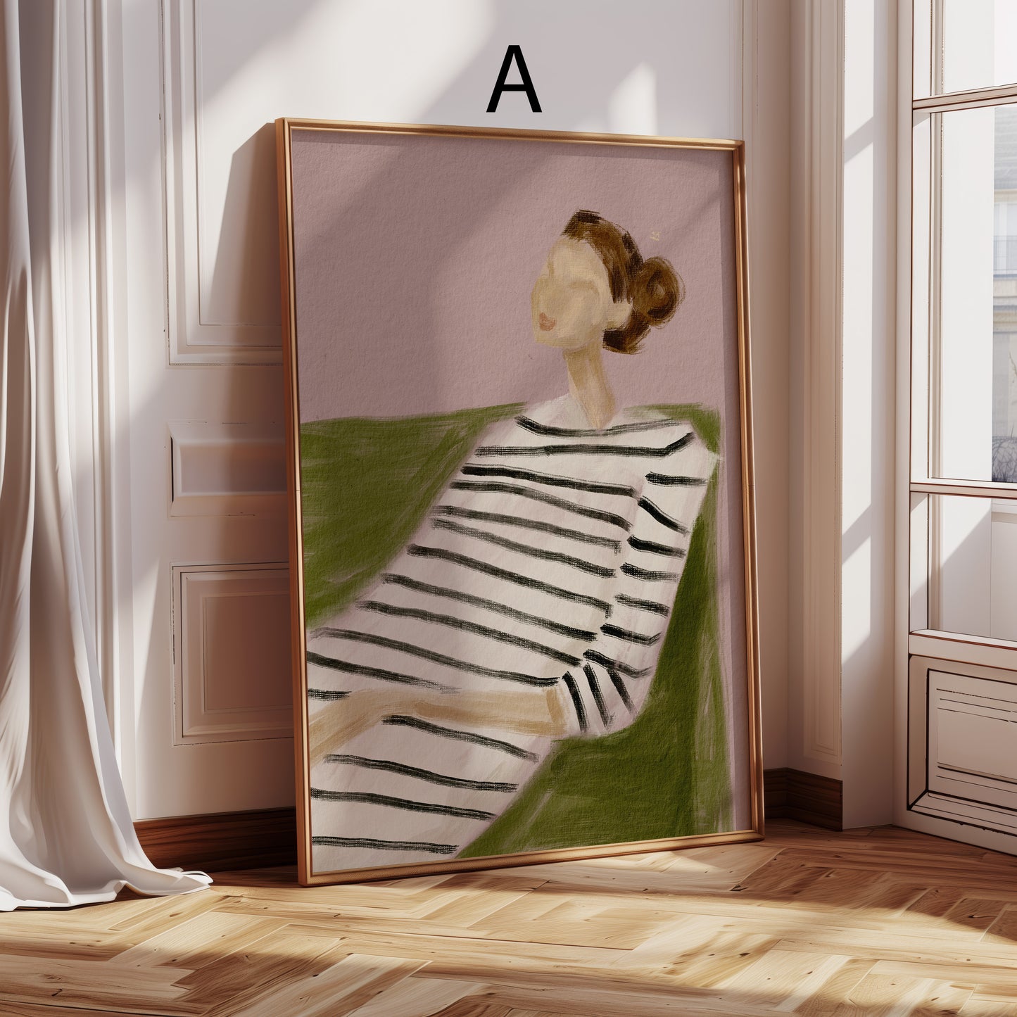 Blumen Poster · Botanische moderne Wandbilder · Dekoprint ohne Rahmen