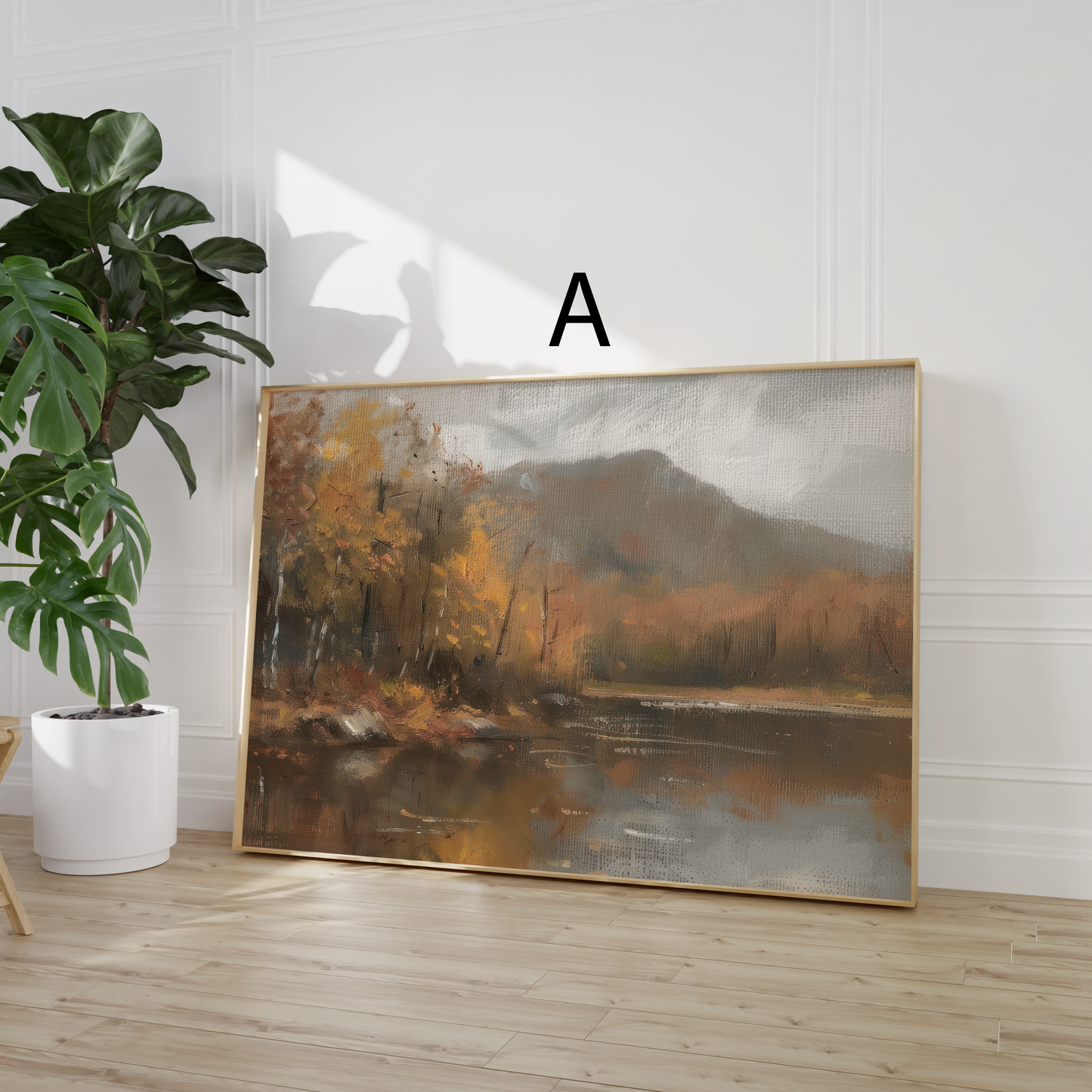 Moderne Vintage Kunst Poster · Geschenkidee · Landschaft Ballett Schmetterlinge Dorfansichten · Dekoprint ohne Rahmen