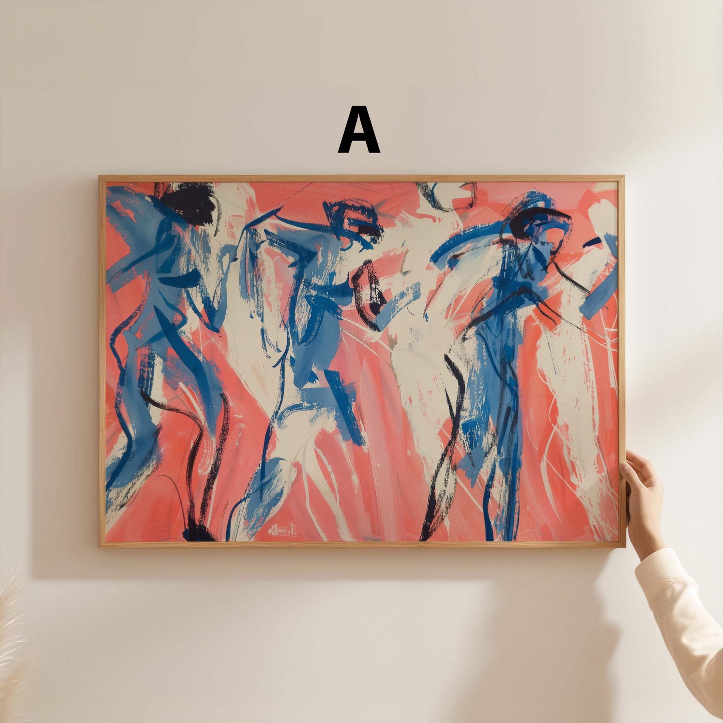 Moderne Kunst Poster · Geschenkidee · Frauenporträts, Abstrakte Kunst und Figurative Malerei · Dekoprint ohne Rahmen