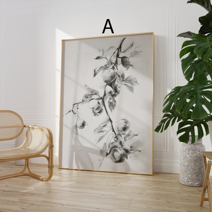 JUSTGOODMOOD Poster – Edle Vintage Wandkunst aus Baumwolle