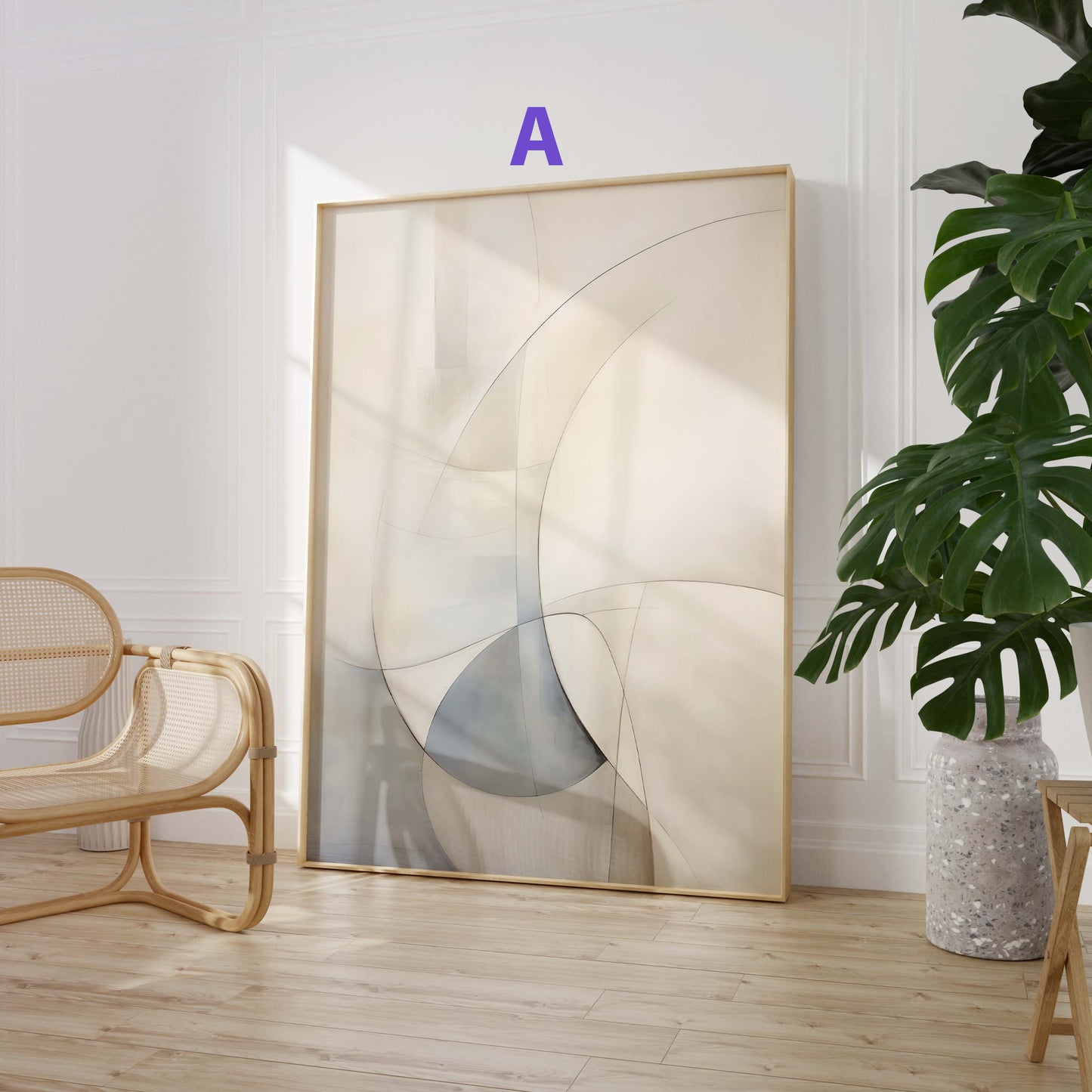 Abstraktes Poster · Geschenkidee · Organische Formen · Fließende Linien · Moderne Minimalistische Kunst · Dekoprint ohne Rahmen