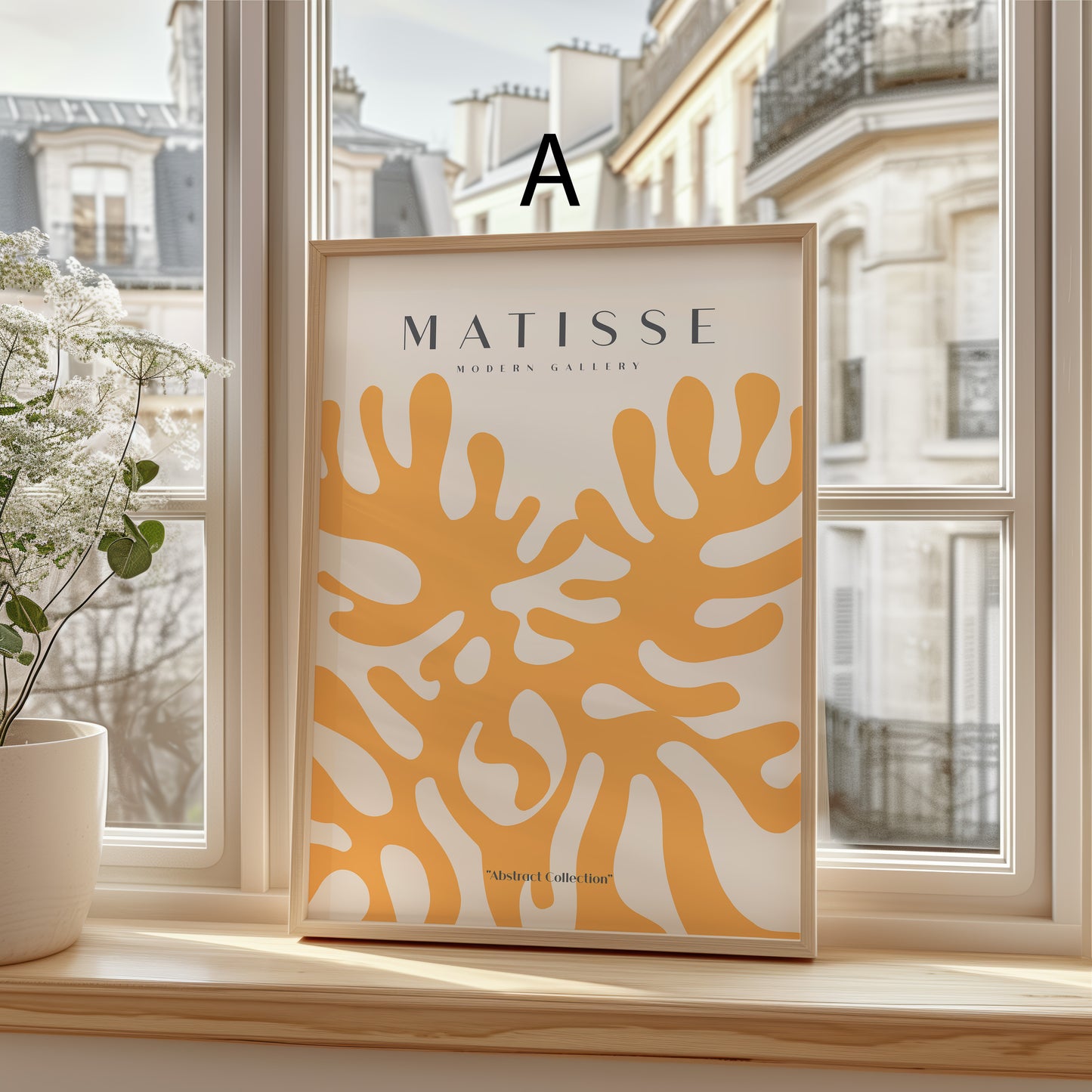 Matisse Poster · Geschenkidee · Abstrakte Scherenschnitte Organische Formen Minimalistische Kunst · Dekoprint ohne Rahmen