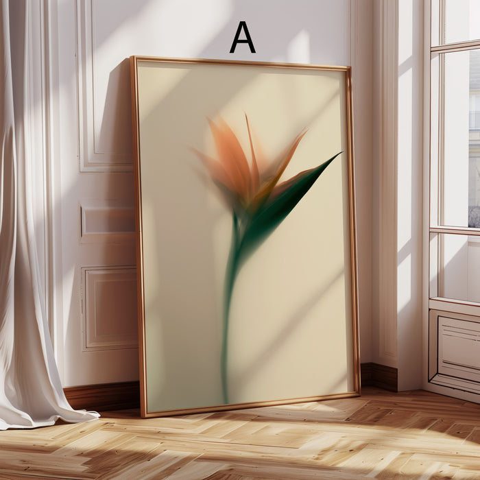Geschenkidee · Tulpen und Blumen hinter Glas Poster Ästhetische Fotografie Prints · Dekoprint ohne Rahmen | JUSTGOODMOOD