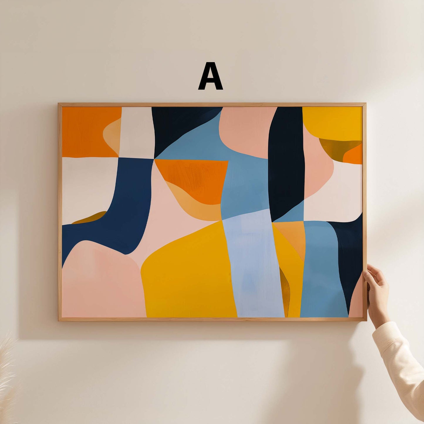 Moderne Kunst Poster · Geschenkidee · Abstrakte Kunst, Blumenporträt und Stillleben · Dekoprint ohne Rahmen