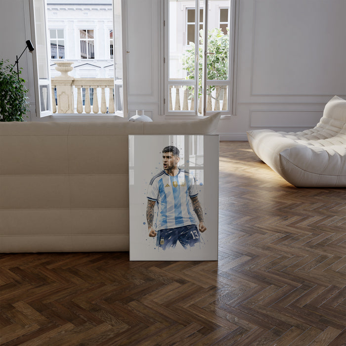 Argentinien Fußball Poster – Premium Baumwollkunst