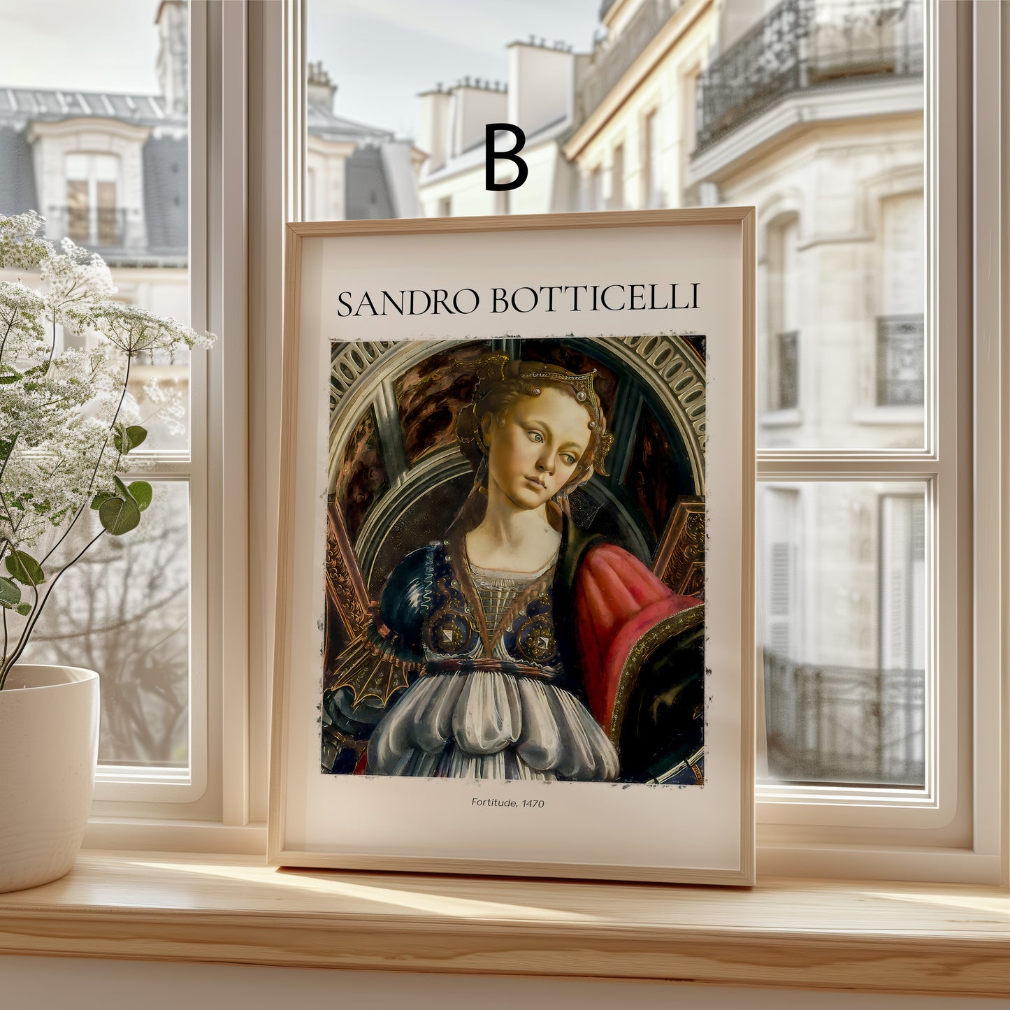 Sandro Botticelli Poster · Geschenkidee · Venus Porträts Madonna Geburt der Venus · Dekoprint ohne Rahmen