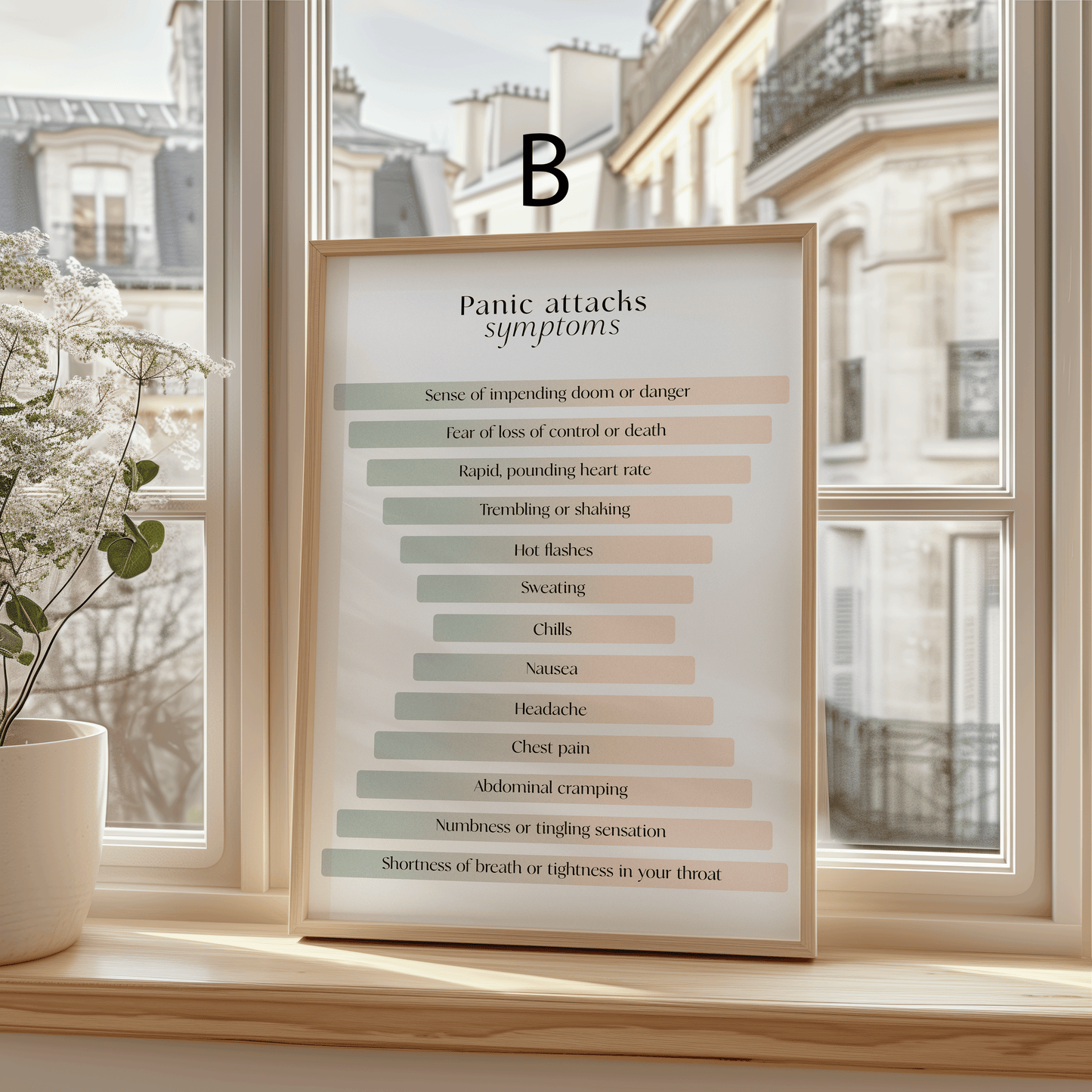 Mental Health Poster · Geschenkidee · Achtsamkeit Emotionen Positive Gedanken · Dekoprint ohne Rahmen